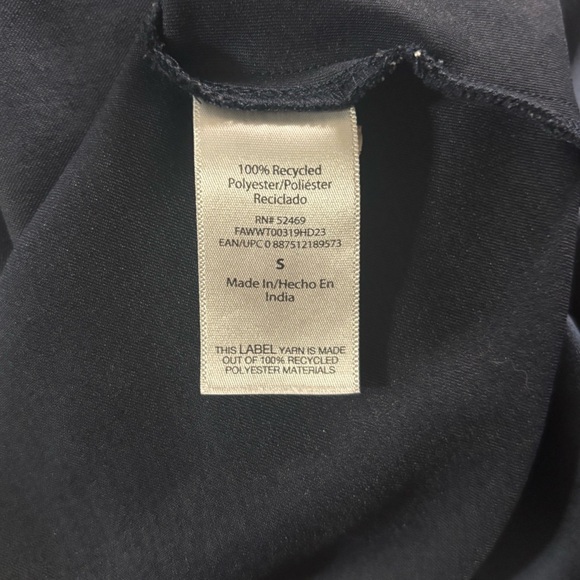 Blue Flutter Sleeve Blouse with Ruffled Neckline - Picture 8 of 8